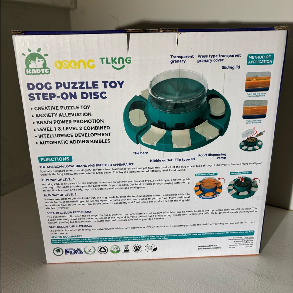 Dog puzzle toy - Picture 2 of 3